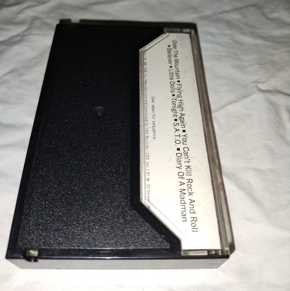 Ozzy Osbourne Diary Of A Madman Music Cassette Tape 1981 Vintage - Picture 2 of 5